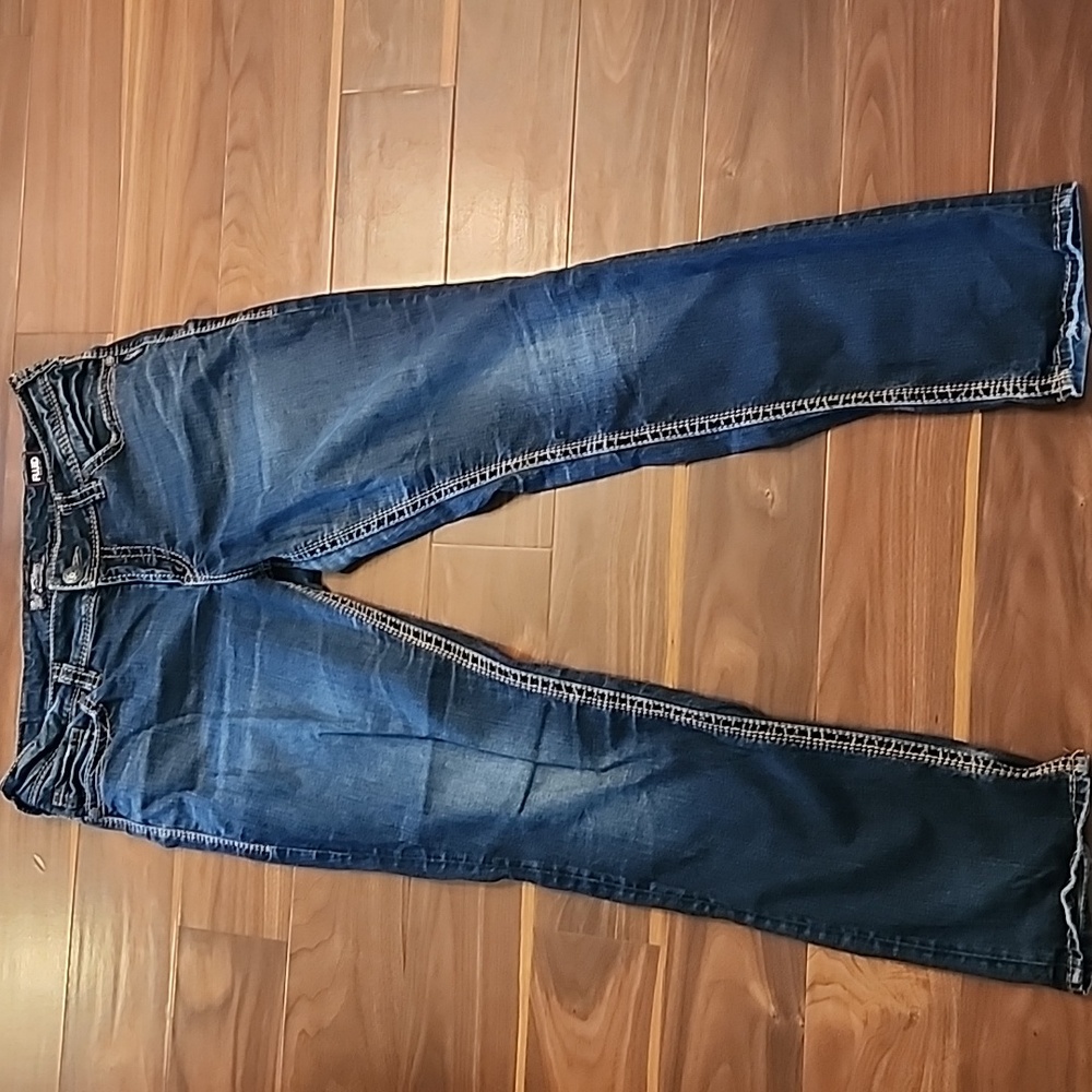 Silver Suki MidStraight Jeans, Size 14/32